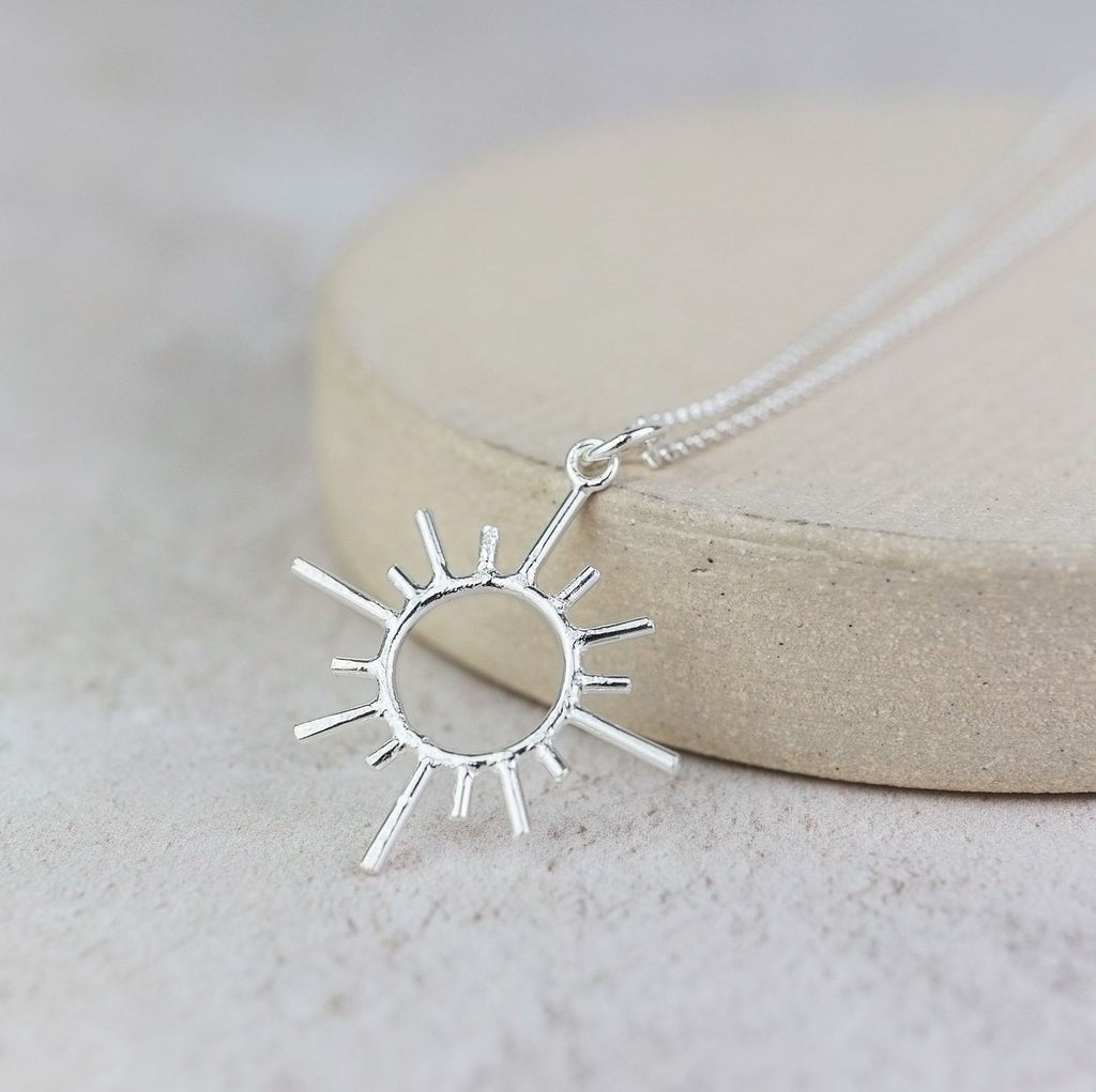 Sterling Silver Sun Pendant