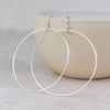 Sterling Silver Geo Circle Earring