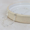 Sterling Silver Mini Heart Chain Anklet