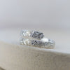 Sterling Silver Wrap Around Lace Thumb Ring