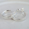 Sterling Silver Lace Hoops - Everyday