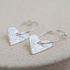 Sterling Silver Heart Hoops