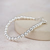 Sterling Silver Bead Bracelet