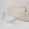 Sterling Silver Leopard Print Cuff Light