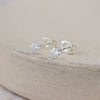 Sterling Silver Mini Flower Studs
