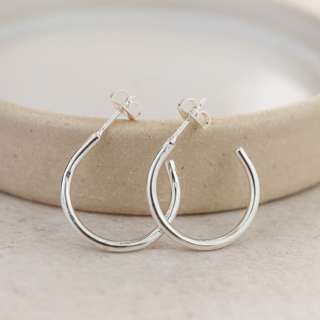 Sterling Silver Hoop Earrings - Everyday