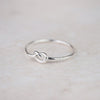 Sterling Silver Love Knot Ring