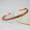 Copper Unisex Leopard Print Cuff