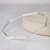Sterling Silver Geo Octagon Bangle