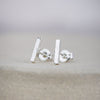 Sterling Silver Mini Stick Studs
