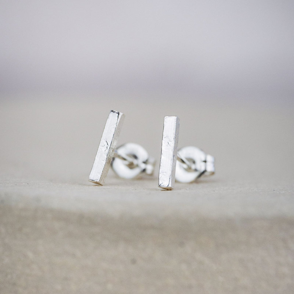 Sterling Silver Mini Stick Studs