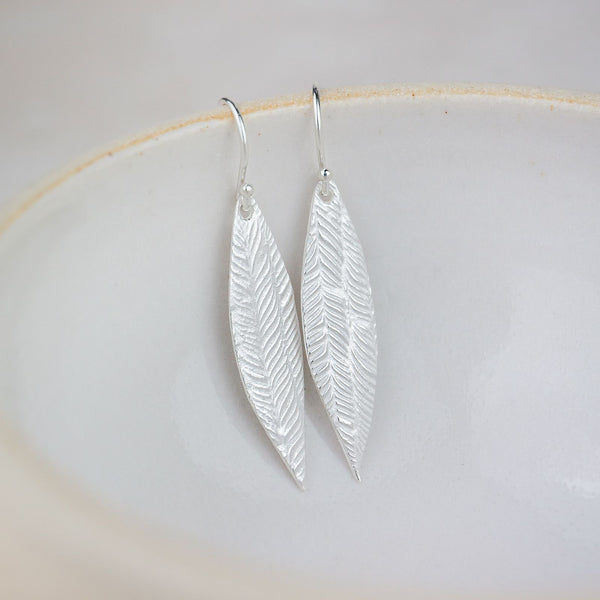 Sterling Silver Palm Earrings