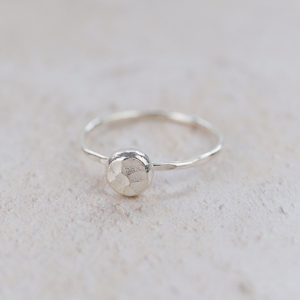 Sterling Silver Nugget Ring