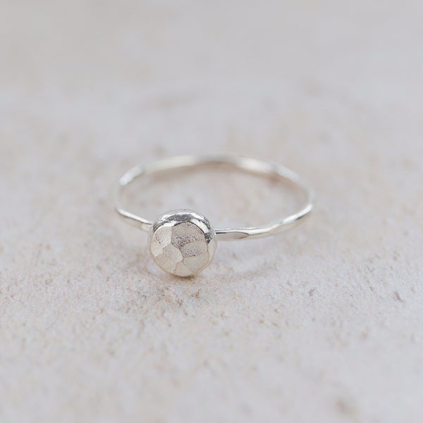 Sterling Silver Nugget Ring