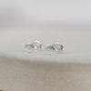 Sterling Silver Mini Hexagon Studs