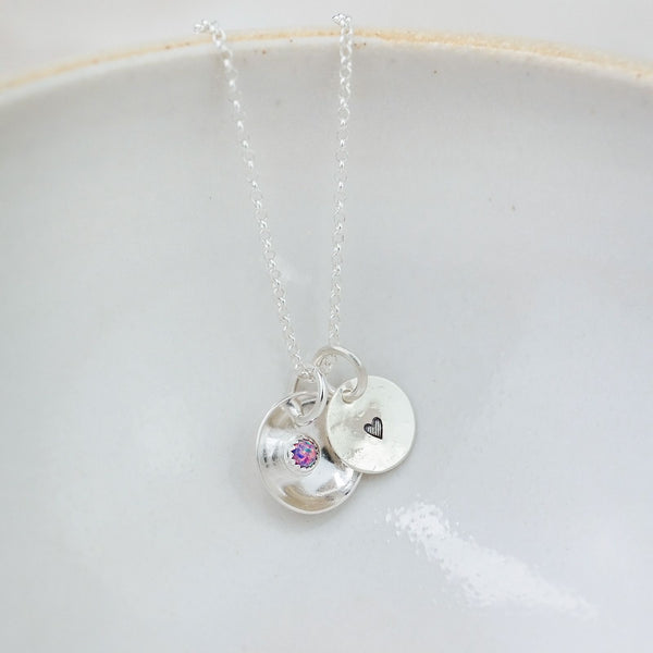 Sterling Silver Boho Pendant