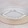 Sterling Silver Two Bead Bracelet