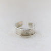 Sterling Silver Hammered Toe Ring