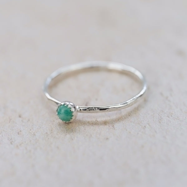 Sterling Silver Gemstone Stacking Rings