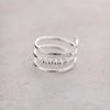 Sterling Silver Beaded Fidget Ring