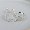 Sterling Silver Lace Hoops - Mini