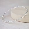 Sterling Silver Geo Scroll Bangle