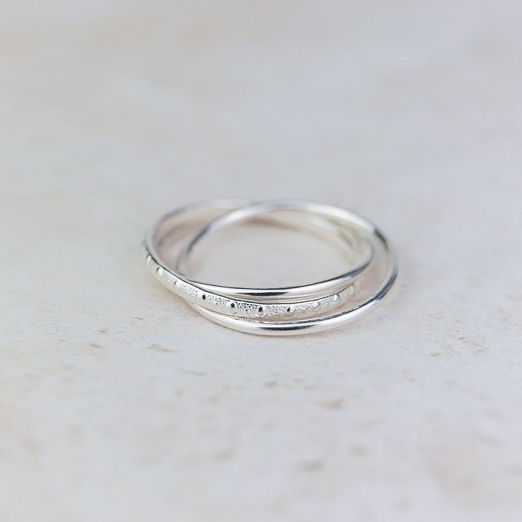 Sterling Silver Triple Ring