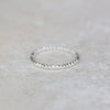 Sterling Silver Textured Stacking Ring